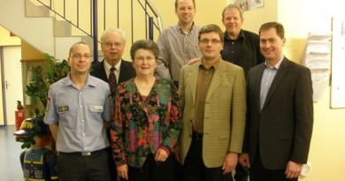 Auf dem Foto von links nach rechts: Mathias Safhöfer (OB OV Güstrow) Peter Weiler (Schatzmeister der Bundesververeinigung) Siglinde Schneider-Fuchs (Öffentlichkeitsarbeit Bundesvereinigung) Oliver Scharf (Schatzmeister Landesvereinigung SH) Michael Lucht (Vorsitzender Landesvereinigung Mecklenburg-Vorpommern) Roland Kuschel (Geschäftsführer Geschäftsstelle Schwerin) Dierk Hansen (Landesbeauftragter)